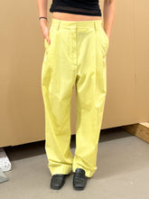 Load image into Gallery viewer, DRIES VAN NOTEN TAILORED PANTS IN LIME