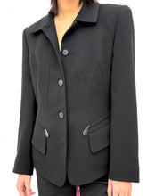 Load image into Gallery viewer, HERMÈS BLACK TAILORED WOOL BLAZER