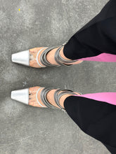 Load image into Gallery viewer, KARL LAGERFELD METALLIC LEATHER PUMPS (39)