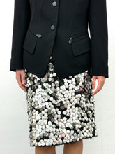 Load image into Gallery viewer, DRIES VAN NOTEN SEQUIN MIDI SKIRT IN WOOL & SEQUINS