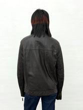 Load image into Gallery viewer, MEN'S RENÉ LEZARD FULLY LINED LEATHER JACKET W/ SHEARLING COLLAR
