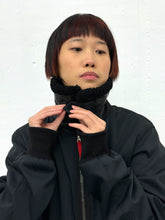 Load image into Gallery viewer, DARK BLUE PRADA BOMBER BLOUSON SHEARLING JACKET