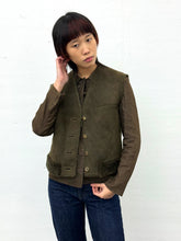 Load image into Gallery viewer, JIL SANDER LEATHER SHEARLING VEST