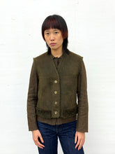 Load image into Gallery viewer, JIL SANDER LEATHER SHEARLING VEST