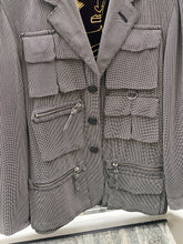 Load image into Gallery viewer, JEAN PAUL GAULTIER 'CYBERBABA' BEIGE/BLACK UTILITY JACKET