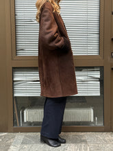 Load image into Gallery viewer, JIL SANDER DARK BROWN SHEARLING COAT