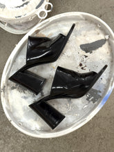 Load image into Gallery viewer, DOLCE&GABBANA BLACK PATENT LEATHER MULES (39)