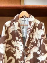 Load image into Gallery viewer, JIL SANDER AW18 FLORAL WOOL AND ALPACA-BLEND COAT