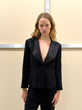 Load image into Gallery viewer, CHRISTIAN LACROIX BLACK SILK SUIT