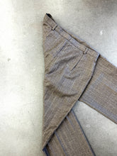 Load image into Gallery viewer, LAURÉL BY ESCADA BROWN PINSTRIPE WOOL SUIT