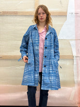 Load image into Gallery viewer, 2010 REISSUE OF 1996 PRADA PLAID BELTED RAIN COAT