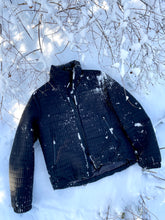 Load image into Gallery viewer, PRADA BLACK GRID QUILTED DOWN JACKET