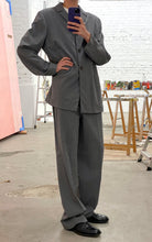 Load image into Gallery viewer, JIL SANDER GREY MÉLANGE WOOL SUIT
