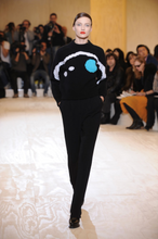 Load image into Gallery viewer, JIL SANDER GRAPHIC CASHMERE KNIT SWEATER
