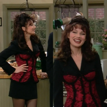 Load image into Gallery viewer, 1990 MOSCHINO COUTURE BLACK/BROWN CORSET BLAZER
