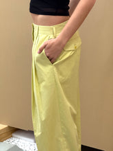 Load image into Gallery viewer, DRIES VAN NOTEN TAILORED PANTS IN LIME
