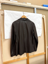 Load image into Gallery viewer, JIL SANDER DARK BROWN LEATHER BLAZER
