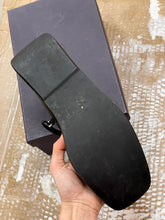 Load image into Gallery viewer, PRADA BLACK FLATS WITH VELCRO STRAP (37,5)
