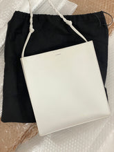 Load image into Gallery viewer, JIL SANDER MEDIUM TANGLE OFF WHITE LEATHER BAG
