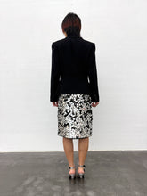 Load image into Gallery viewer, DRIES VAN NOTEN SEQUIN MIDI SKIRT IN WOOL &amp; SEQUINS
