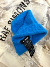 Load image into Gallery viewer, RAF SIMONS RS KNITTED MOHAIR BEANIE IN BLUE
