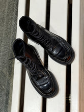 Load image into Gallery viewer, PRADA BLACK LEATHER BOOTS (38)
