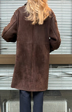 Load image into Gallery viewer, JIL SANDER DARK BROWN SHEARLING COAT
