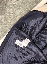 Load image into Gallery viewer, MAISON MARGIELA DARK BLUE BLOUSON JACKET WITH SHEARLING
