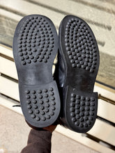 Load image into Gallery viewer, PRADA BLACK LEATHER BOOTS (38)
