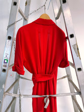 Load image into Gallery viewer, THIERRY MUGLER RED WRAP DRESS
