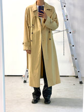 Load image into Gallery viewer, RENÈ LEZARD BEIGE COTTON TRENCH COAT
