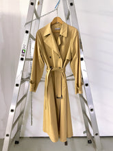 Load image into Gallery viewer, RENÈ LEZARD BEIGE COTTON TRENCH COAT
