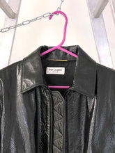 Load image into Gallery viewer, SAINT LAURENT PATENT LEATHER ZIP JACKET
