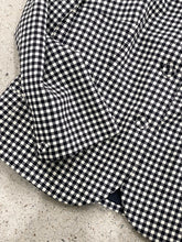 Load image into Gallery viewer, PRADA CHECKED BLAZER WITH LEATHER COLLAR
