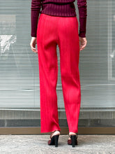 Load image into Gallery viewer, PLEATS PLEASE ISSEY MIYAKE RED PANTS
