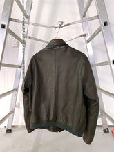 Load image into Gallery viewer, JIL SANDER GREY LEATHER BLOUSON
