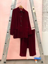 Load image into Gallery viewer, JIL SANDER RED VELVET SUIT
