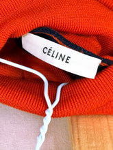 Load image into Gallery viewer, CÈLINE BY PHOEBE PHILO COLOR BLOCK WOOL TURTLENECK
