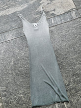 Load image into Gallery viewer, THIERRY MUGLER SILVER GLITTER MIDI DRESS
