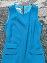 Load image into Gallery viewer, RENÈ LEZARD AZURE SLEEVELESS TOP/MINI DRESS
