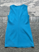 Load image into Gallery viewer, RENÈ LEZARD AZURE SLEEVELESS TOP/MINI DRESS
