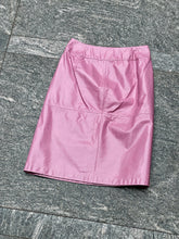 Load image into Gallery viewer, LAUREL PINK LEATHER MIDI SKIRT
