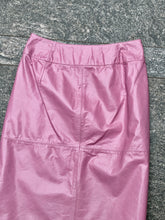 Load image into Gallery viewer, LAUREL PINK LEATHER MIDI SKIRT
