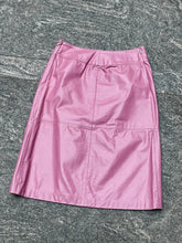 Load image into Gallery viewer, LAUREL PINK LEATHER MIDI SKIRT
