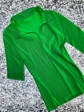 Load image into Gallery viewer, PLEATS PLEASE ISSEY MIYAKE GREEN POLO
