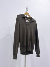 Load image into Gallery viewer, MAISON MARGIELA BROWN POLO WOOL SWEATER
