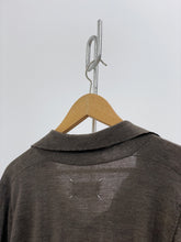 Load image into Gallery viewer, MAISON MARGIELA BROWN POLO WOOL SWEATER
