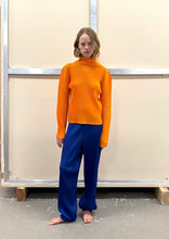 Load image into Gallery viewer, PLEATS PLEASE ORANGE TURTLENECK TOP
