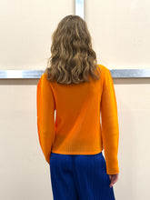 Load image into Gallery viewer, PLEATS PLEASE ORANGE TURTLENECK TOP
