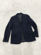 Load image into Gallery viewer, HELMUT LANG DARK BLUE WOOL BLAZER
